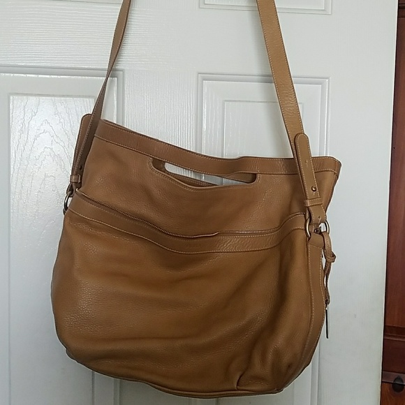 Furla camel color leather handbag - Picture 1 of 8